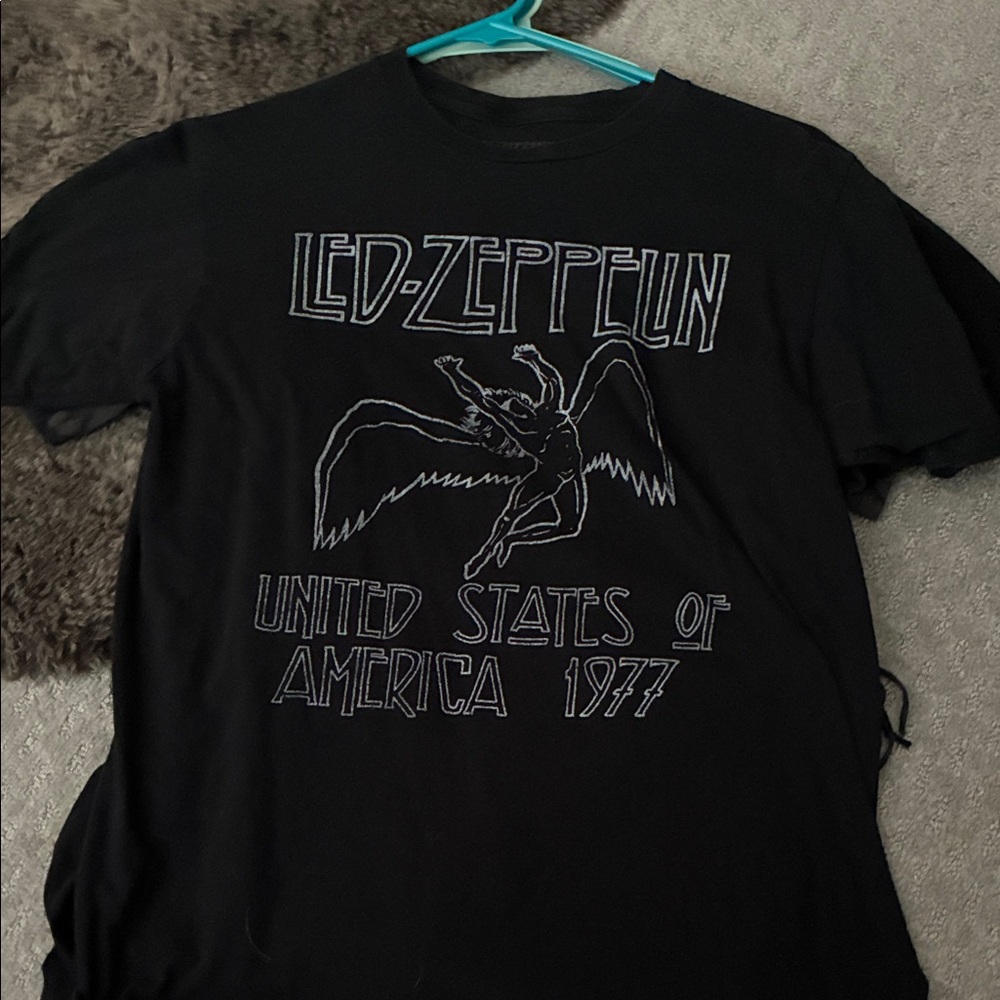 Led Zeppelin Black Graphic Tee